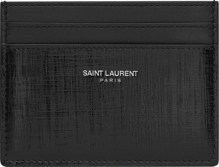 Saint Laurent Paris Card Case 'Nero'