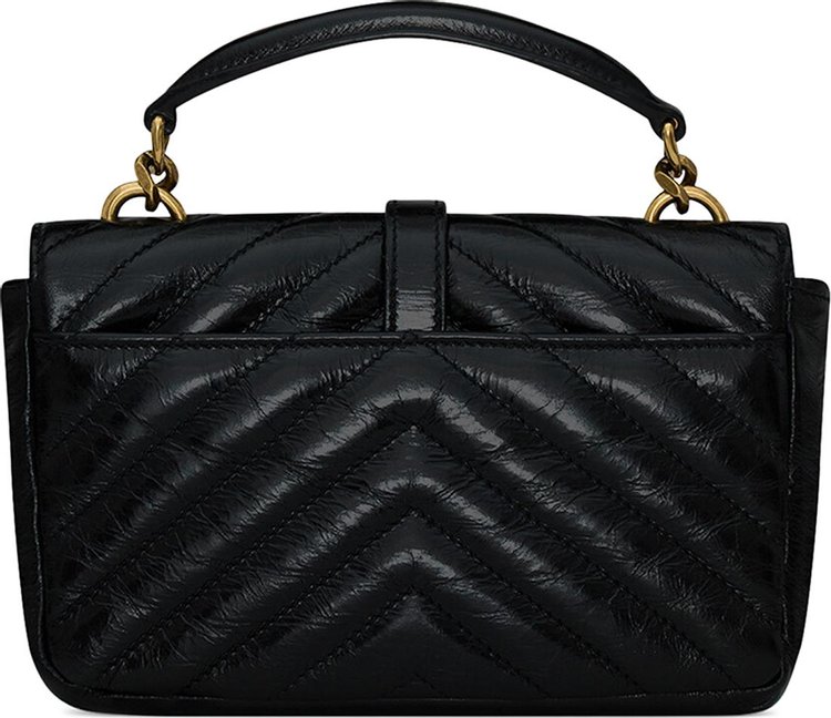 Saint Laurent College Mini Chain Bag Noir