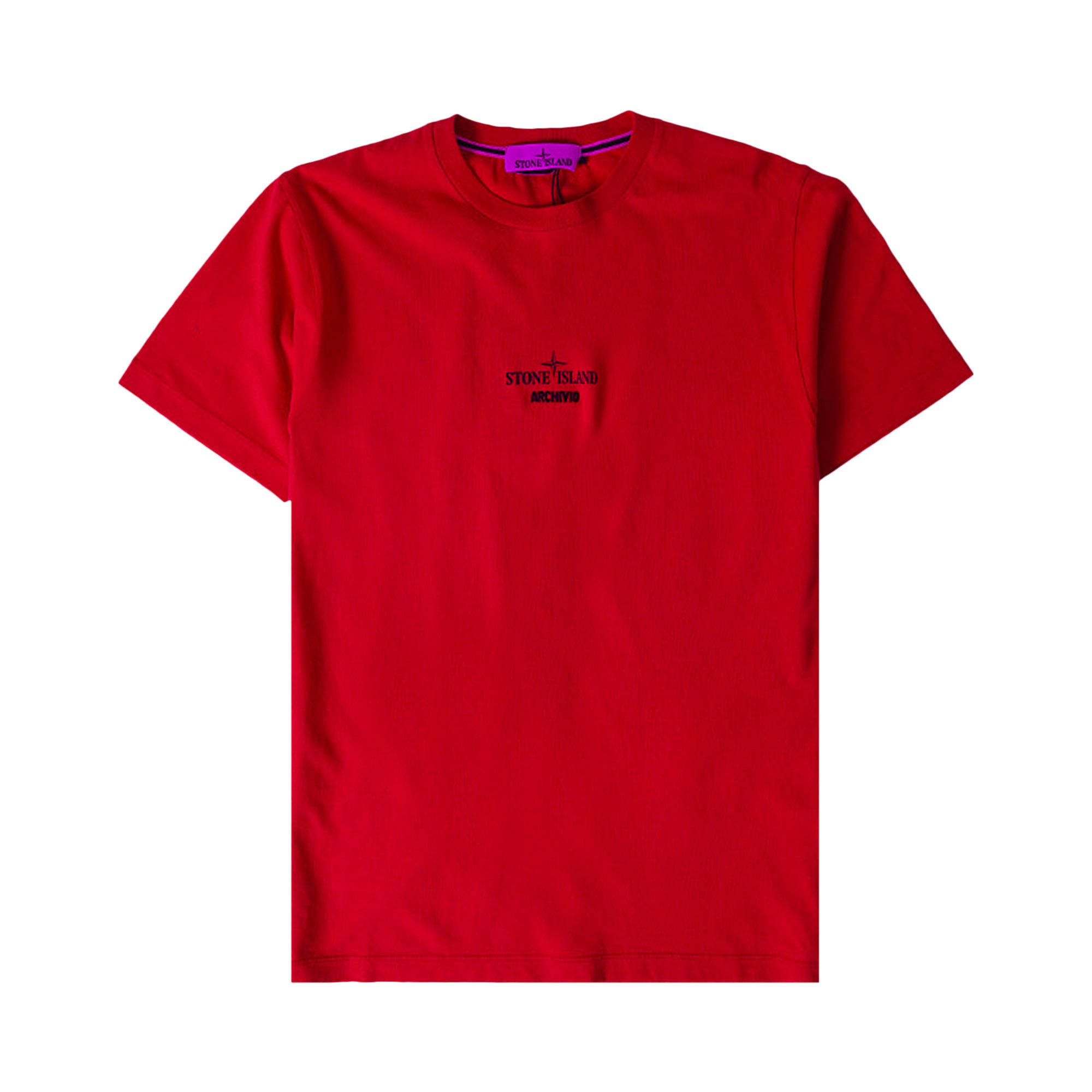 Buy Stone Island T-Shirt 'Red' - 80152NS91 V0010 | GOAT