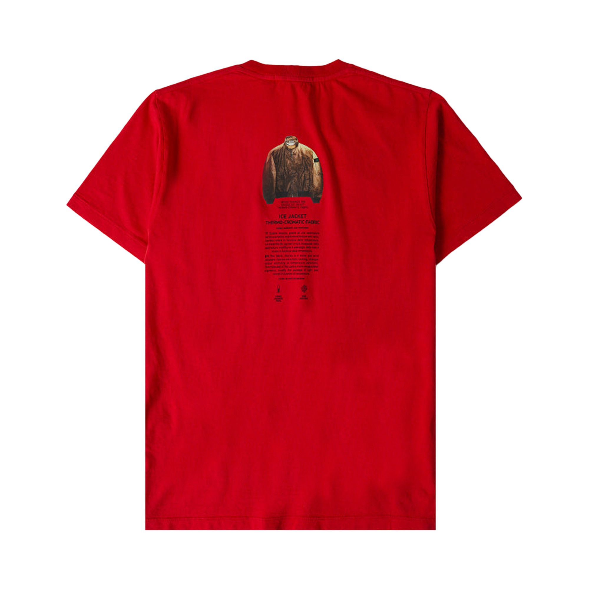 Buy Stone Island T-Shirt 'Red' - 80152NS91 V0010 | GOAT