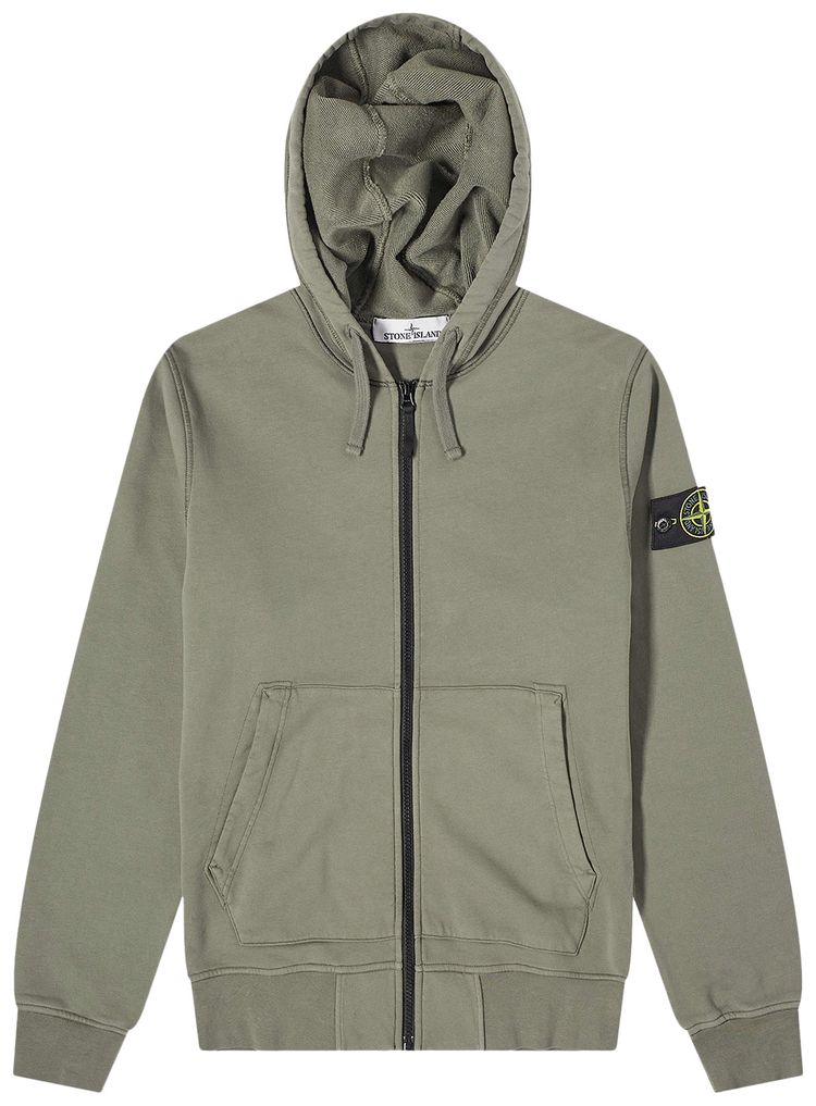 Stone Island Zip Hoodie Musk