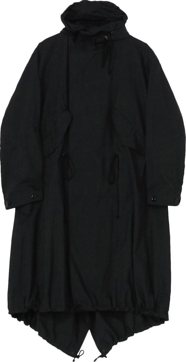 Y's High Density Gabardine Parka 'Black'