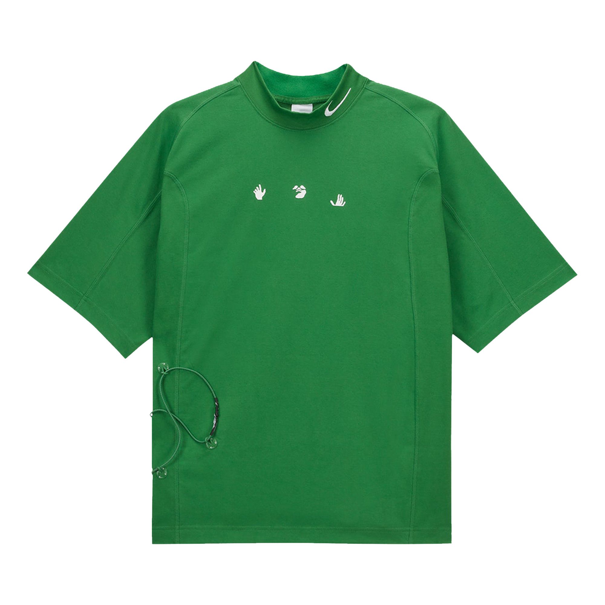 Buy Nike x Off White Short Sleeve Top Asia Sizing Kelly Green White DV4454 389 GOAT UK