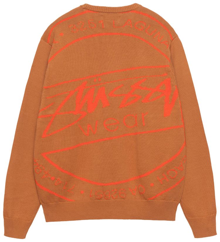 Stussy Laguna Icon Sweater Tan
