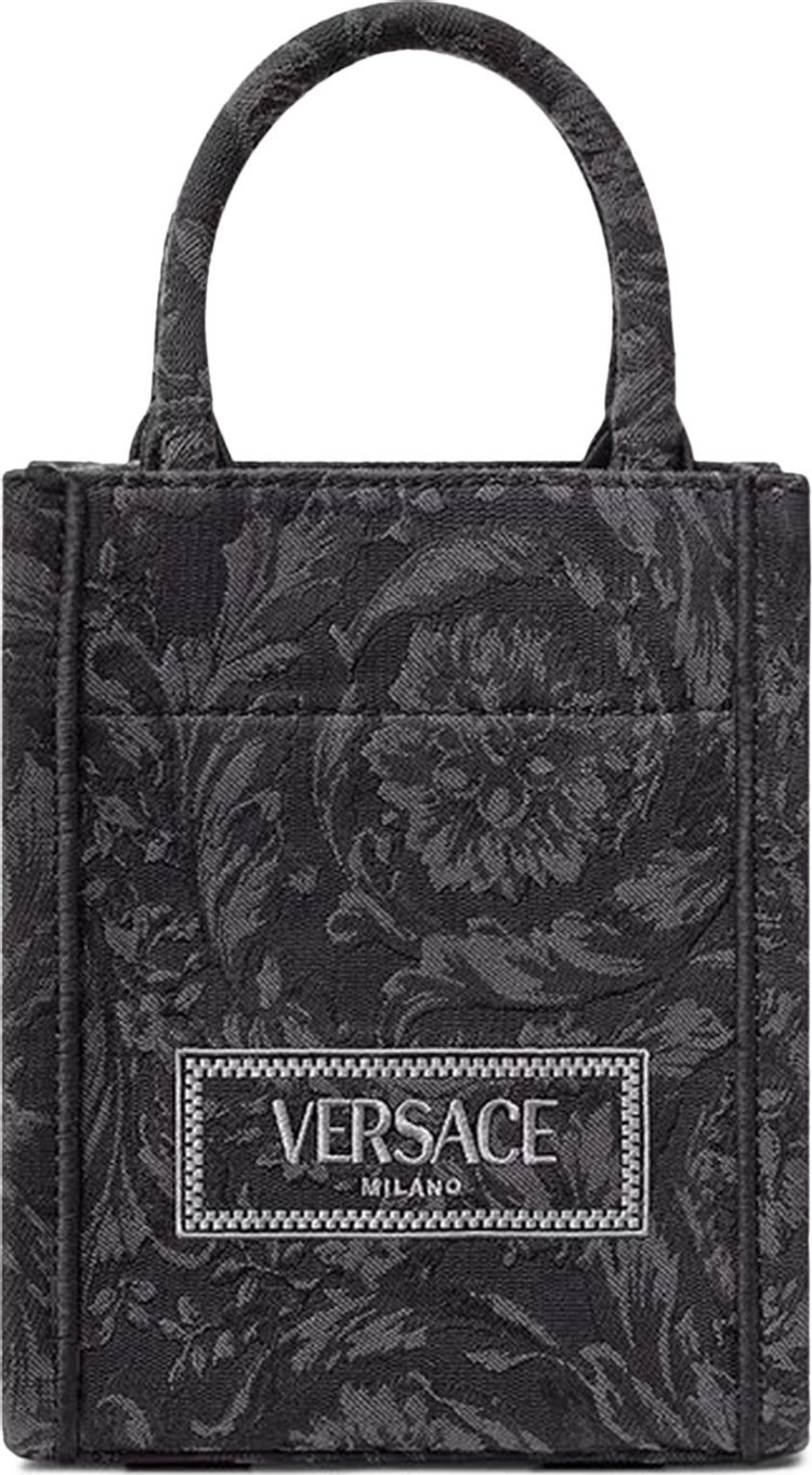 Versace Barocco Athena Mini Tote Bag 'Black'