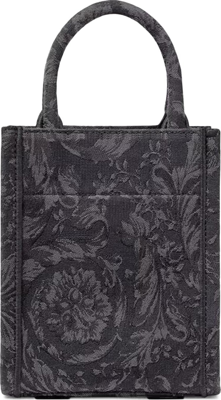 Versace Barocco Athena Mini Tote Bag Black