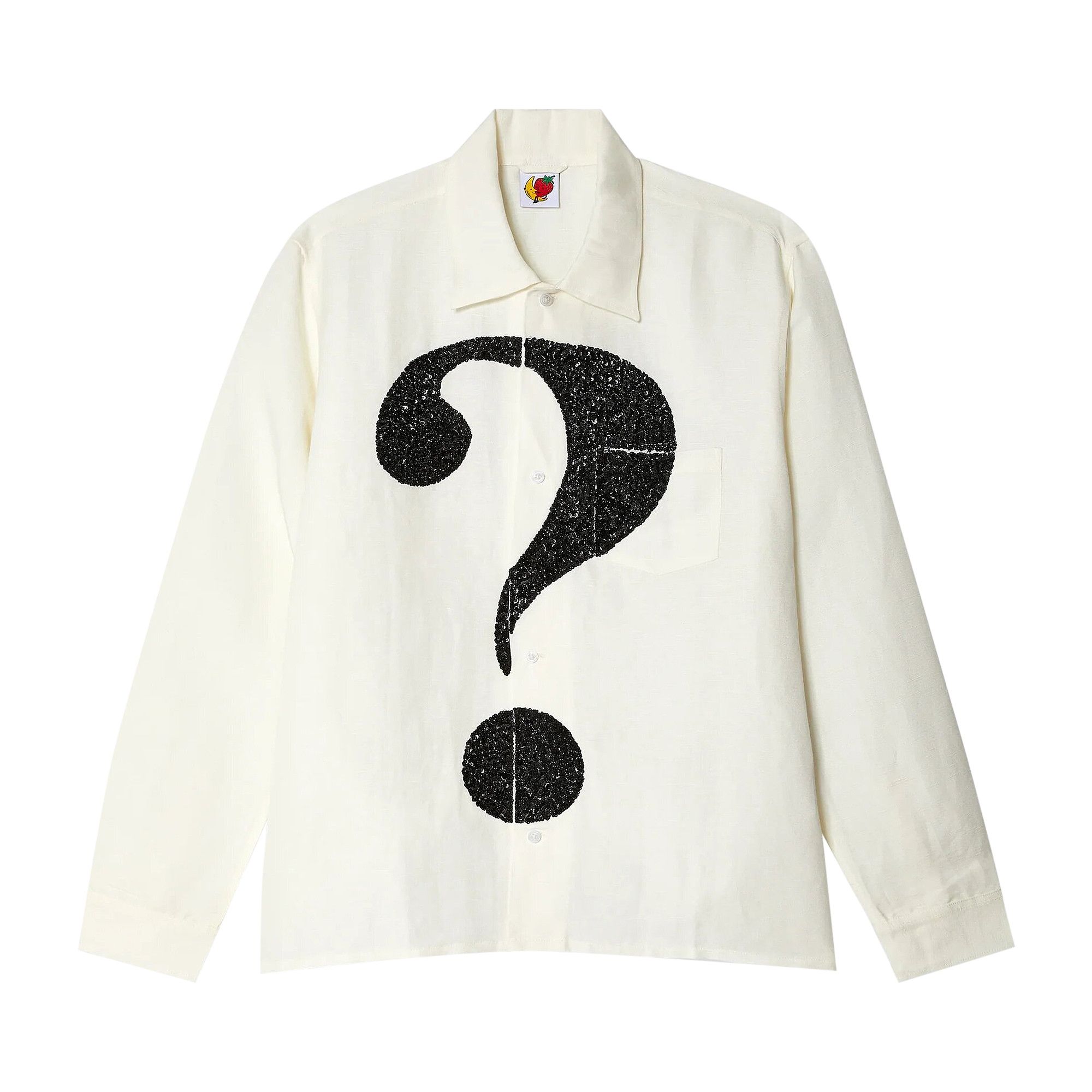 Buy Sky High Farm Workwear Question Mark Shirt 'White' - SHF05B002