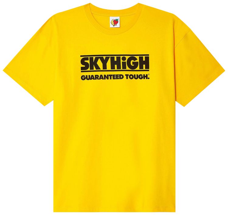 Sky High Farm Workwear Construction Graphic Logo Tee Yellow