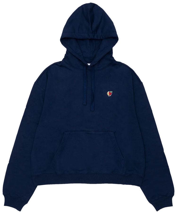Sky High Farm Workwear Perennial Logo Hoodie Navy
