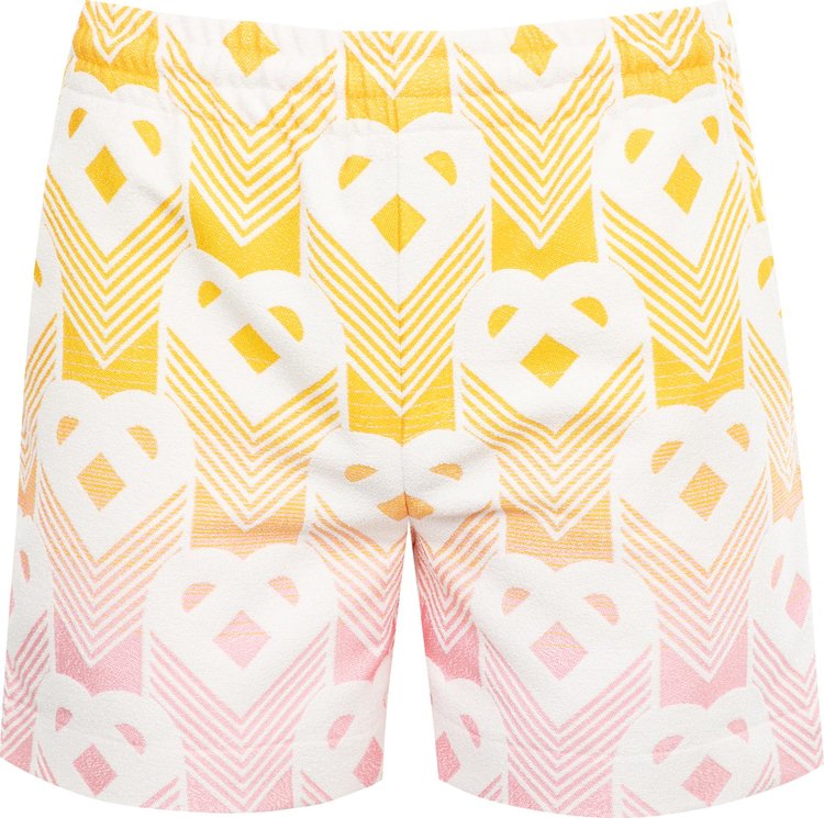 Casablanca Toweling Track Shorts Gradient Monogram