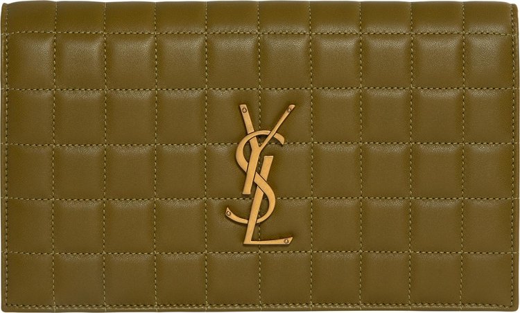 Saint Laurent Wallet Vert Olive