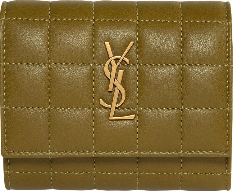 Saint Laurent Wallet Olive Drab