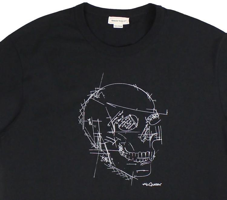 Alexander McQueen Skull T Shirt Black