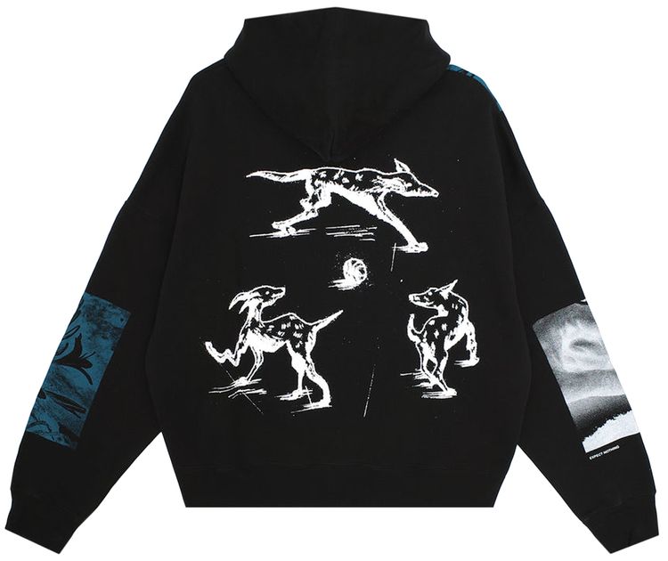 Jungles Test Print Hoodie BlackGold
