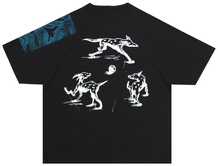 Jungles Test Print Tee Black