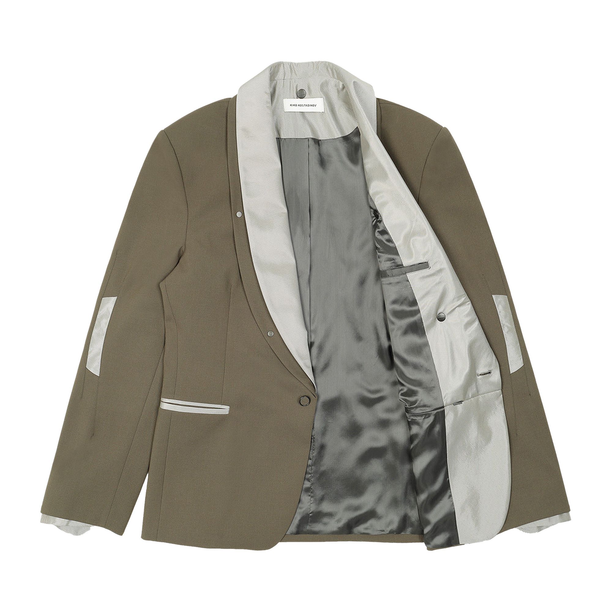 Buy Kiko Kostadinov Orson Formal Blazer 'Army Green/Lavender
