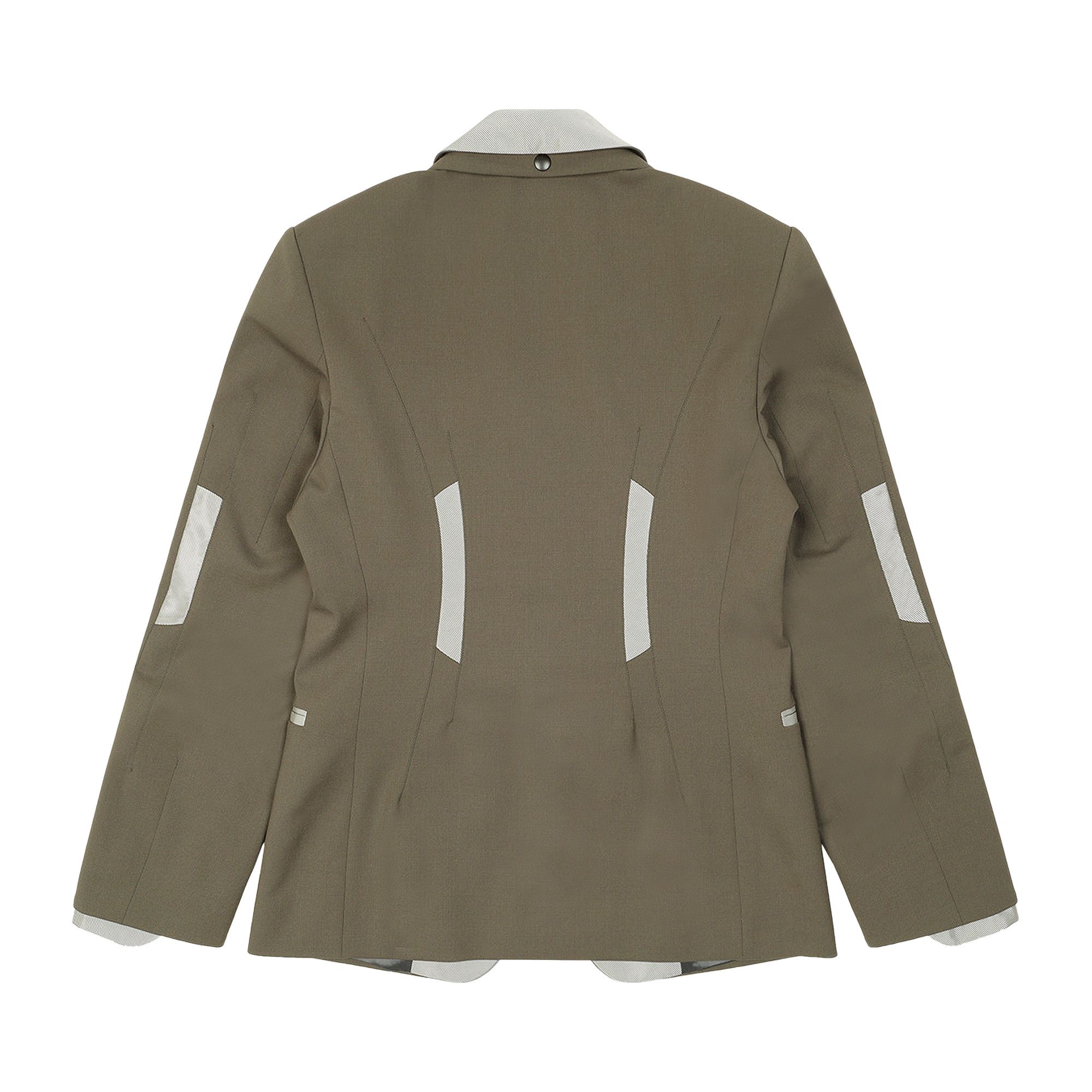 Buy Kiko Kostadinov Orson Formal Blazer 'Army Green/Lavender Buy Kiko Kostadinov Orson Formal Blazer 'Army Green/Lavender