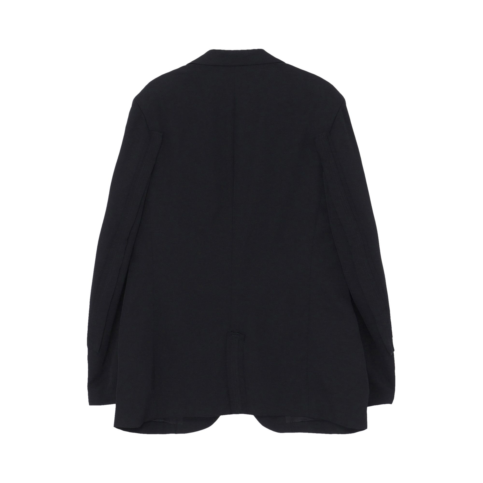 Buy Y's Wool Gabardine 3 Buttons Jacket 'Black' - MS J11 100 2 | GOAT