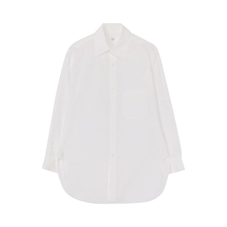 Y's Broadcloth Double Collar Shirt 'White'