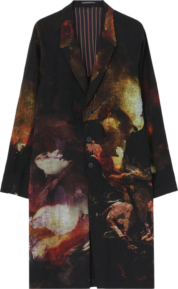 Yohji Yamamoto Pour Homme I Designed Long Jacket Black