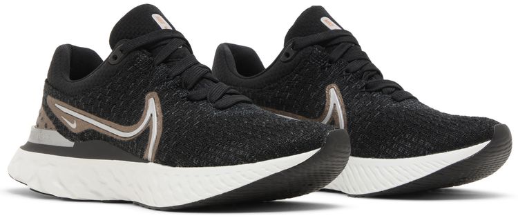 Nike Wmns React Infinity Run Flyknit 3 Black Metallic Copper