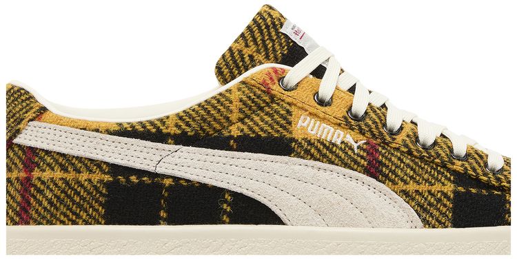 Harris Tweed x Puma Suede Vintage Tartan   Yellow