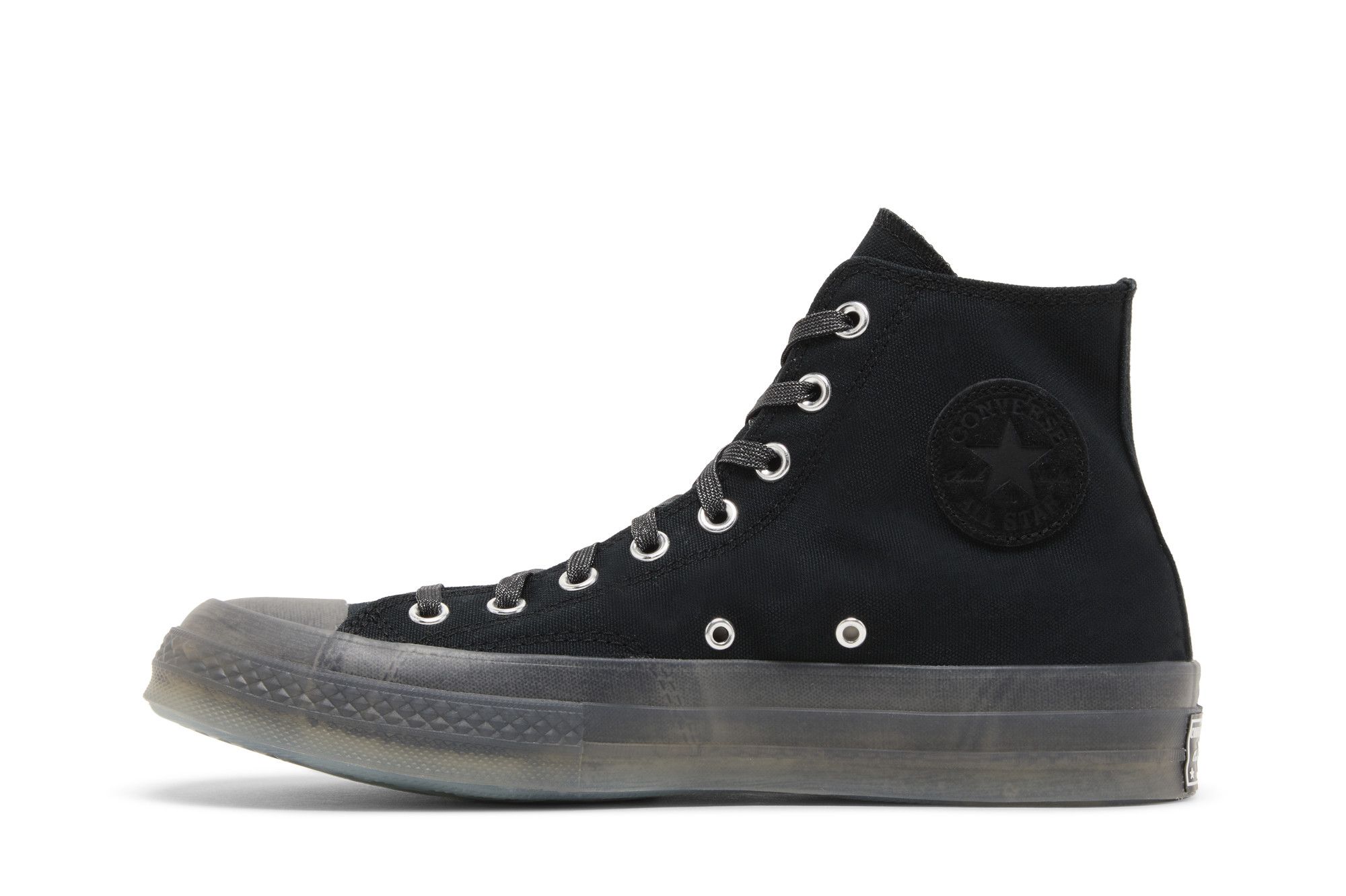 Blackout converse high tops top