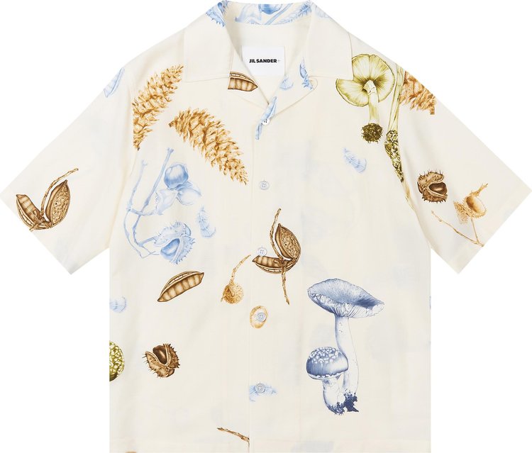 Jil Sander Printed Forest Shirt 'Beige/Multicolor'