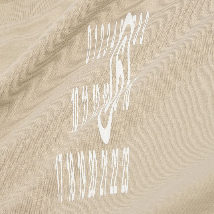 MM6 Maison Margiela Light Jersey Sweatshirt Sand Beige