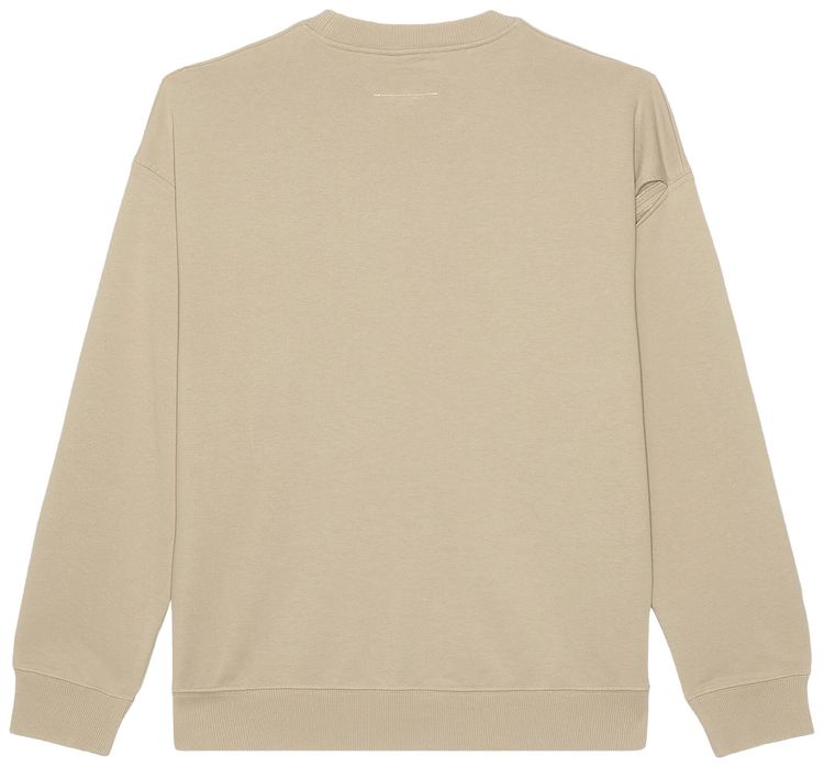 MM6 Maison Margiela Light Jersey Sweatshirt Sand Beige