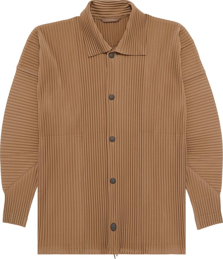 Homme Plisse Issey Miyake MC February Blouson Cinnamon Beige