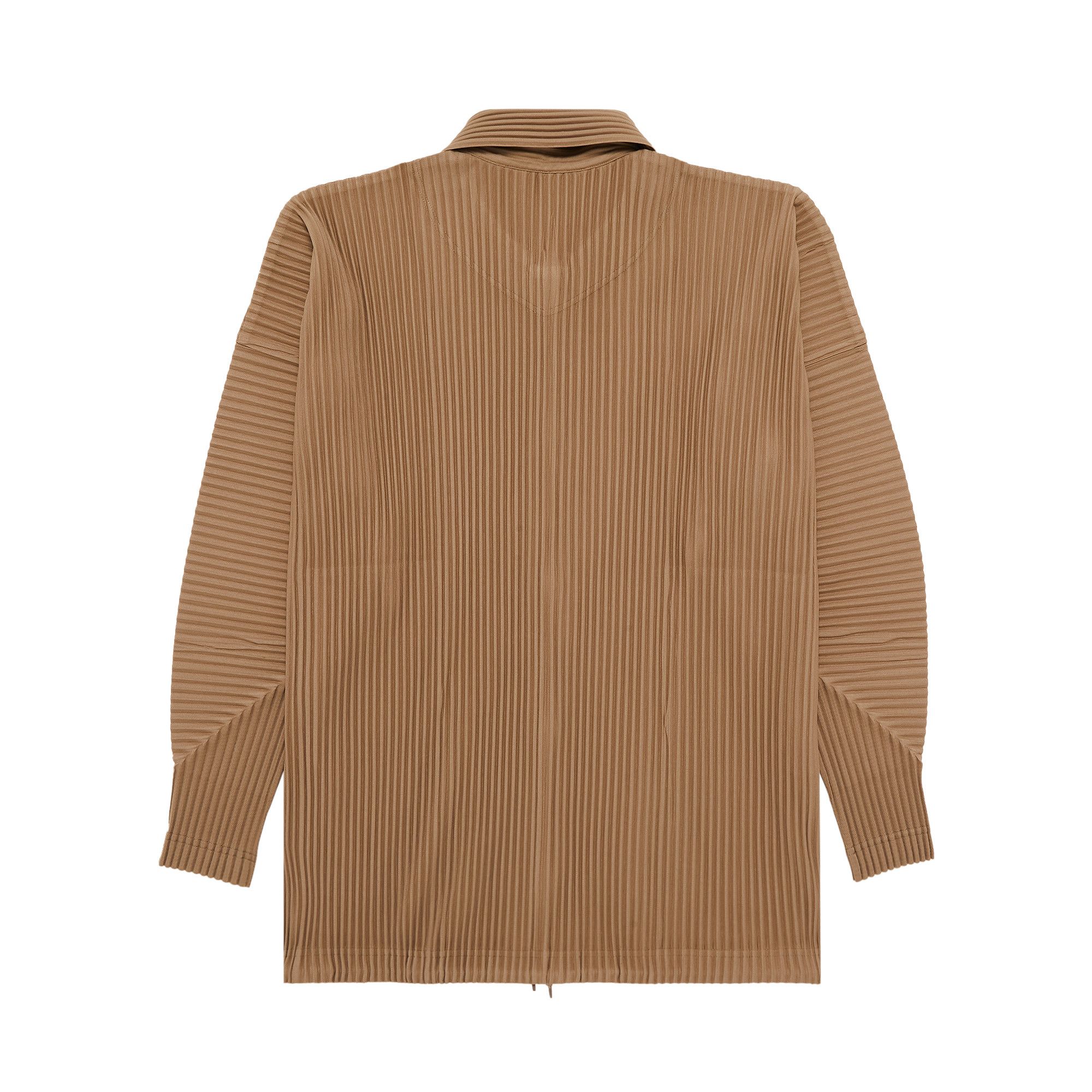 Buy Homme Plissé Issey Miyake MC February Blouson 'Cinnamon Beige
