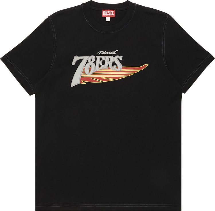 Diesel 78ers Logo T-Shirt 'Black'