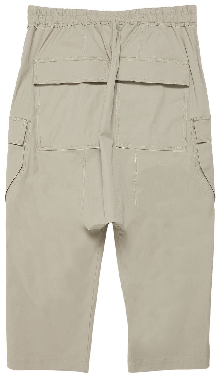 Rick Owens Cargo Cropped Pants Pearl