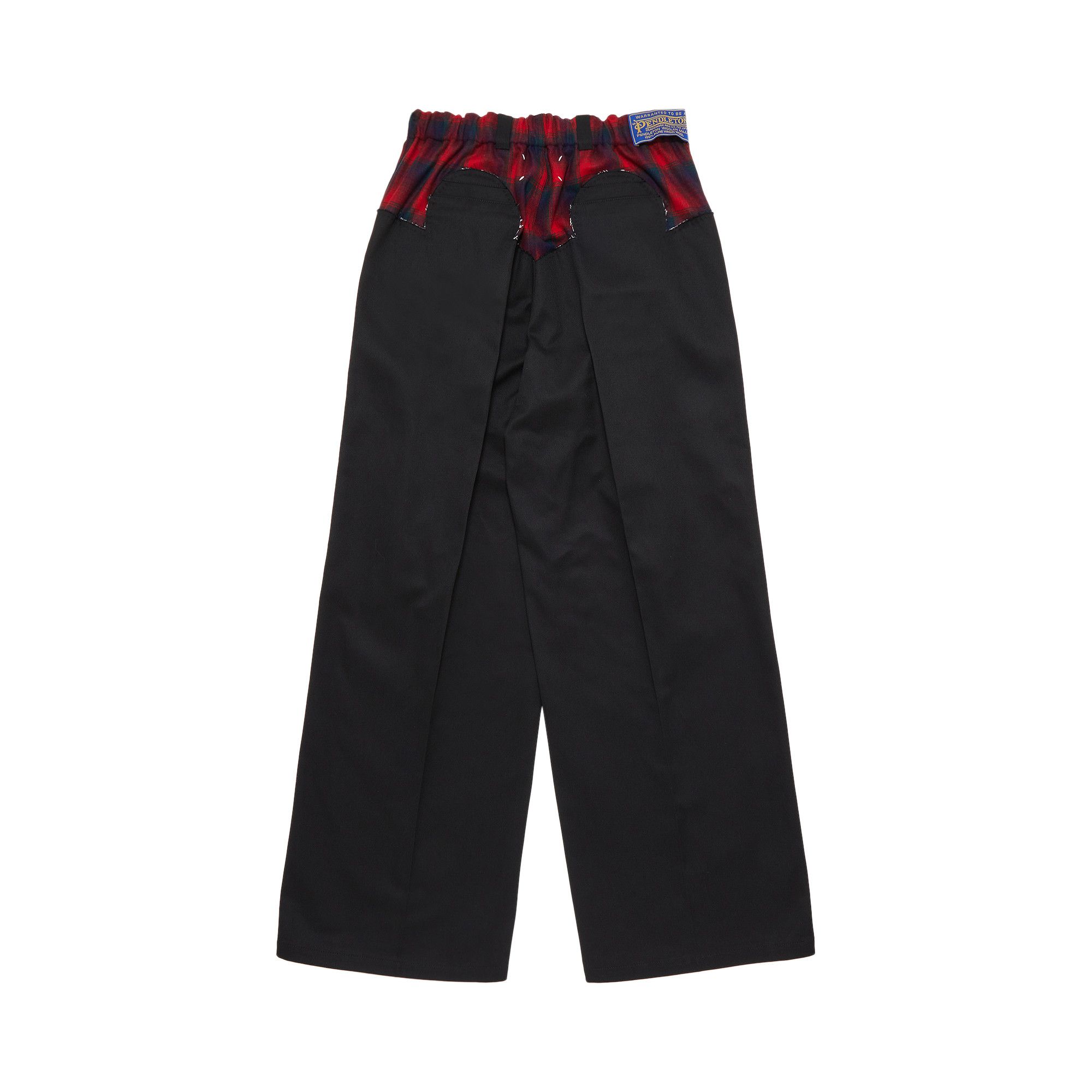 Buy Maison Margiela Pendleton Yoke Trousers 'Black
