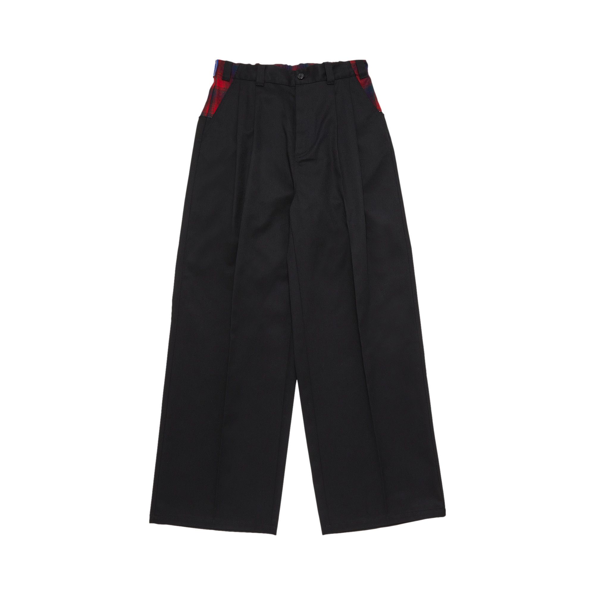 Buy Maison Margiela Pendleton Yoke Trousers 'Black' - S50KA0635
