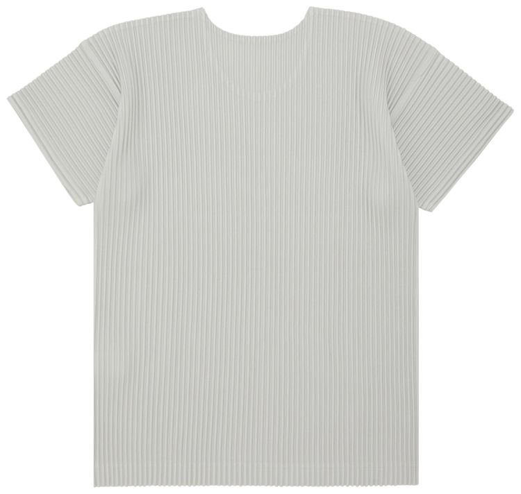 Homme Plisse Issey Miyake Basics T Shirt Light Grey