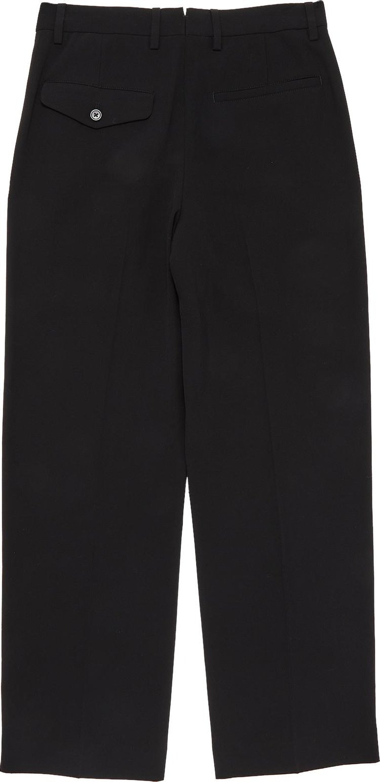 Ann Demeulemeester Gaelle Slim Fit Cropped Viscose Pants Black