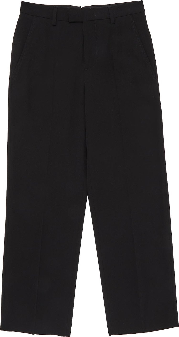 Ann Demeulemeester Gaelle Slim Fit Cropped Viscose Pants Black