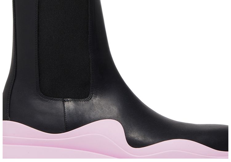 Bottega Veneta Wmns Tire Boot Black Gloss