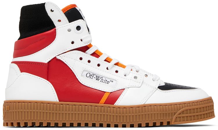 Off White Off Court 30 High White Red Gum