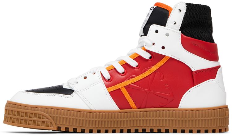 Off White Off Court 30 High White Red Gum