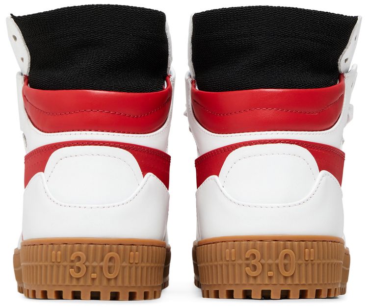 Off White Off Court 30 High White Red Gum