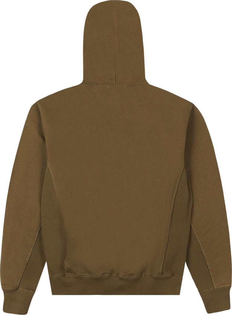 Helmut Lang Box Logo Hoodie Olive Green