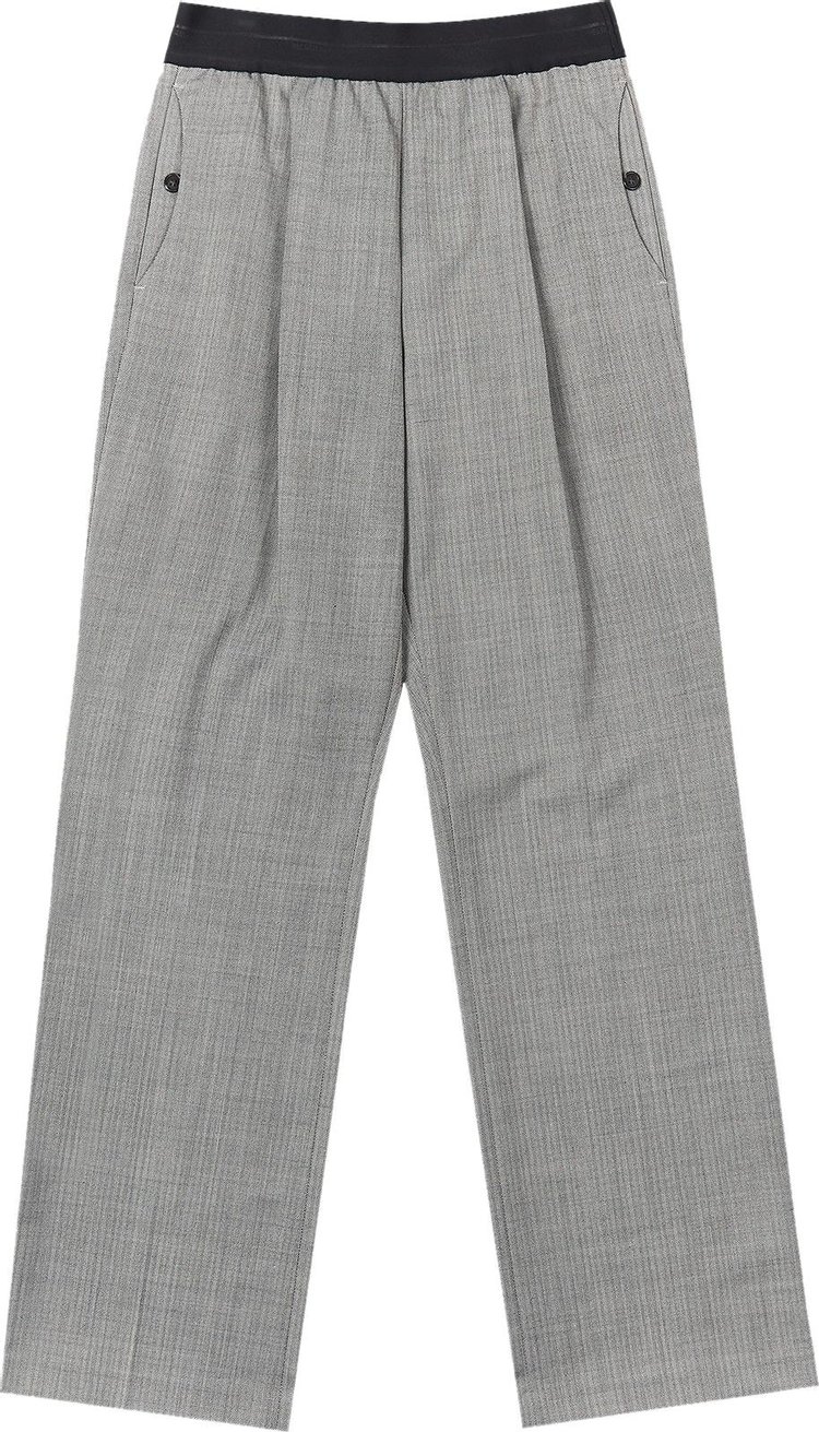 Helmut Lang Pull On Suit Pant 'Grey'