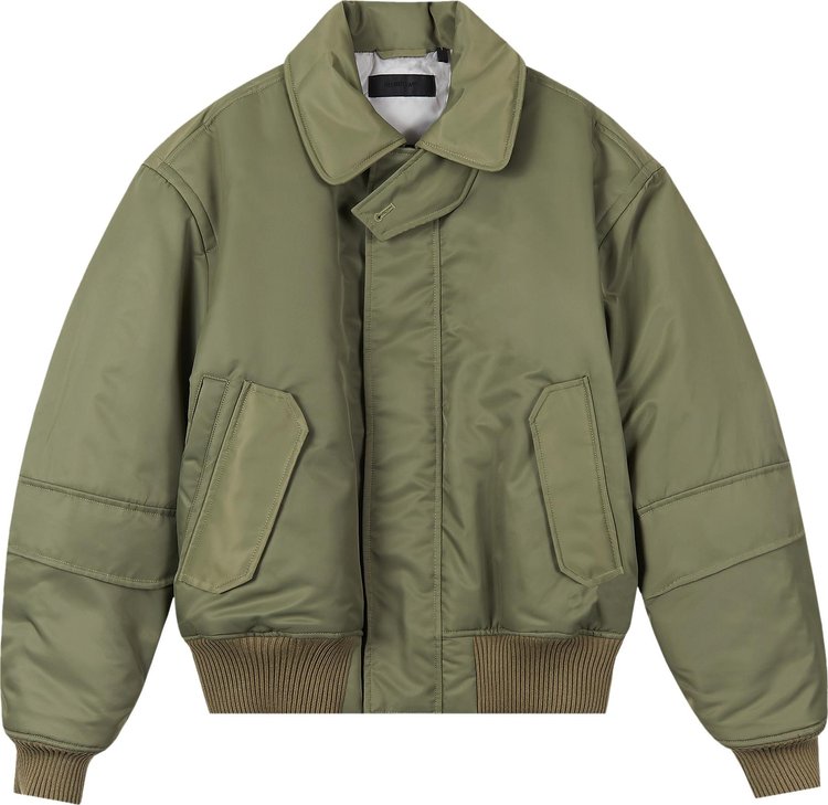 Helmut Lang Aviator Bomber Jacket 'Green'