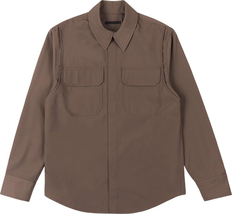 Helmut Lang Military Shirt 'Cobblestone'