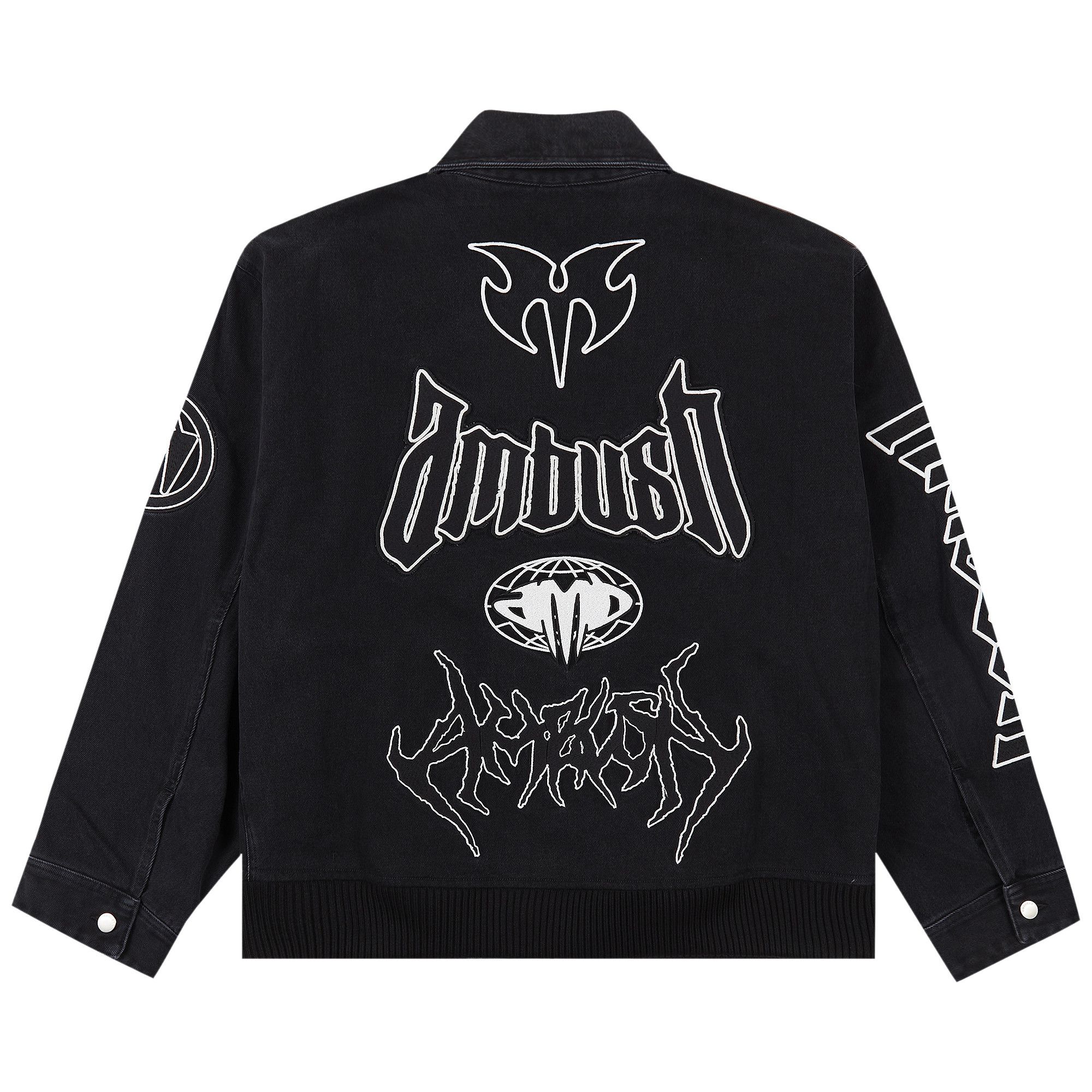 Buy Ambush Patch Denim Bomber Jacket 'Black