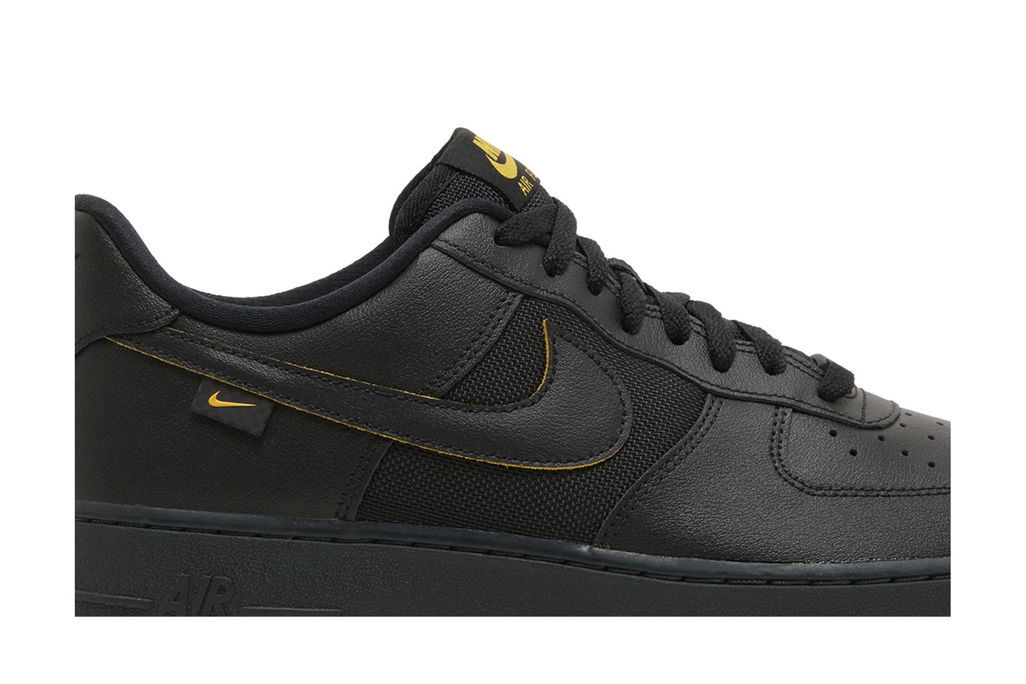Buy Air Force 1 07 Black University Gold FZ4617 001 GOAT