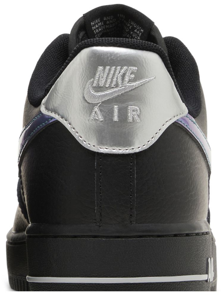 Nike Air Force 1 07 Black Blue Lightning